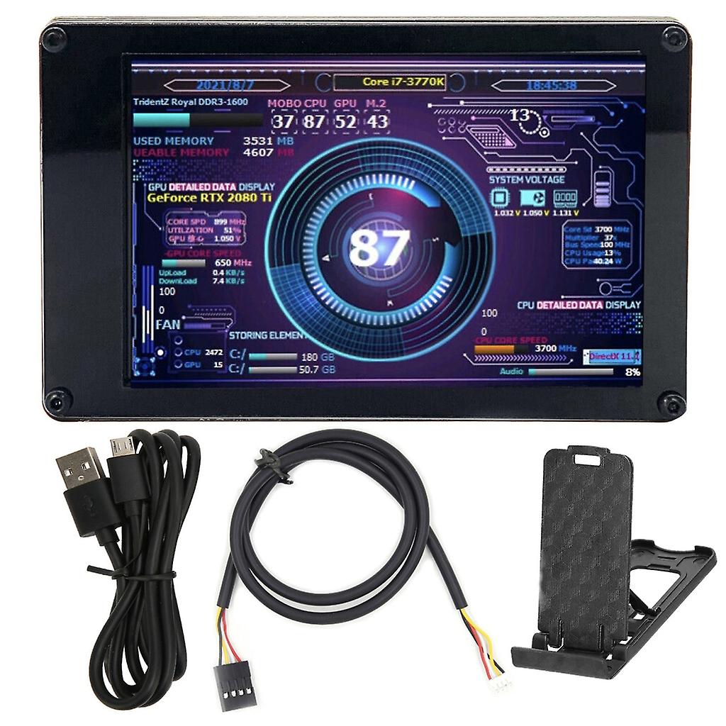 3.5in IPS AIDA64 RGB Breathing USB Display Sub-Screen For Computer Raspberry Pi
