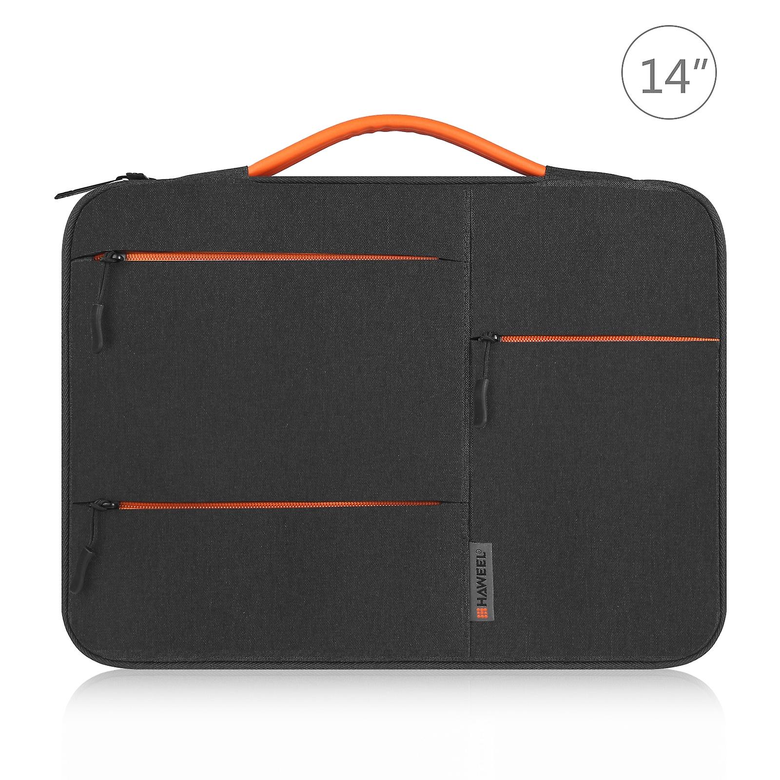 Haweel 140-150 Inch Laptop Sleeve Zipper Briefcase With Multi Compartments For Apple Macbook Accessory Traveling Carrying Bag Cover