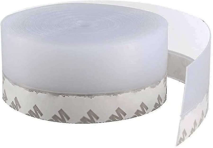 Burlet de silicona, puerta de burlet autoadhesiva transparente de 10 m