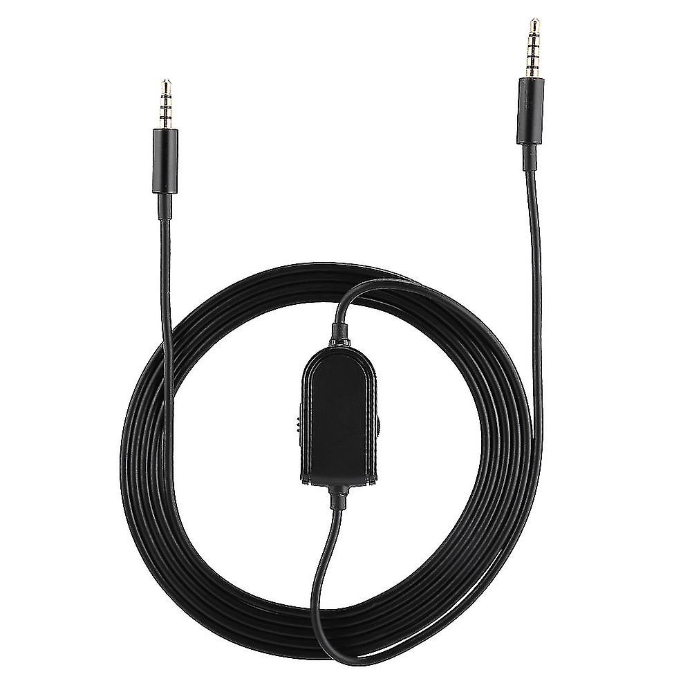 TPE Black Portable o Cable with 3.5mm Plug for Logitech Astro A10/A40/A30/A50