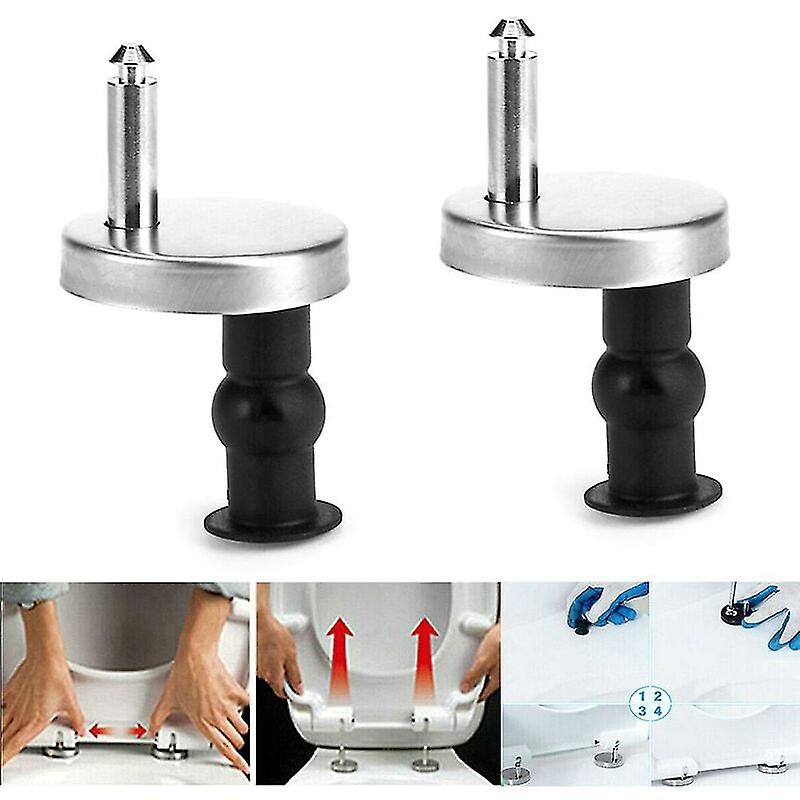 Fixed Toilet Seat Hinge Accessories Quick Release Hinge Kit Refill Locking Stainless Steel Set Screw Kit