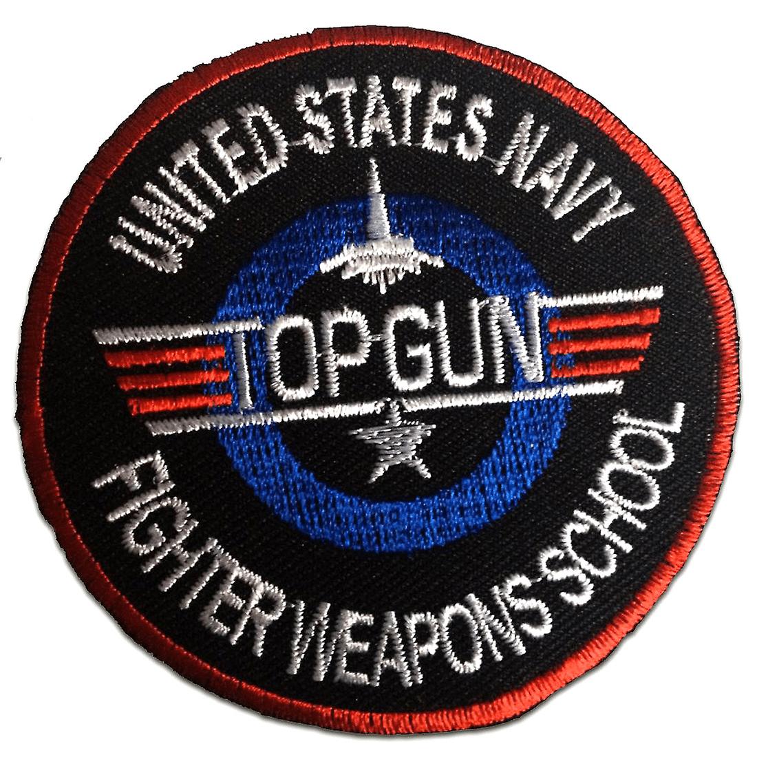 Patch - Top Gun Movie - black - Ø7.5 cm - Appliqués Patches