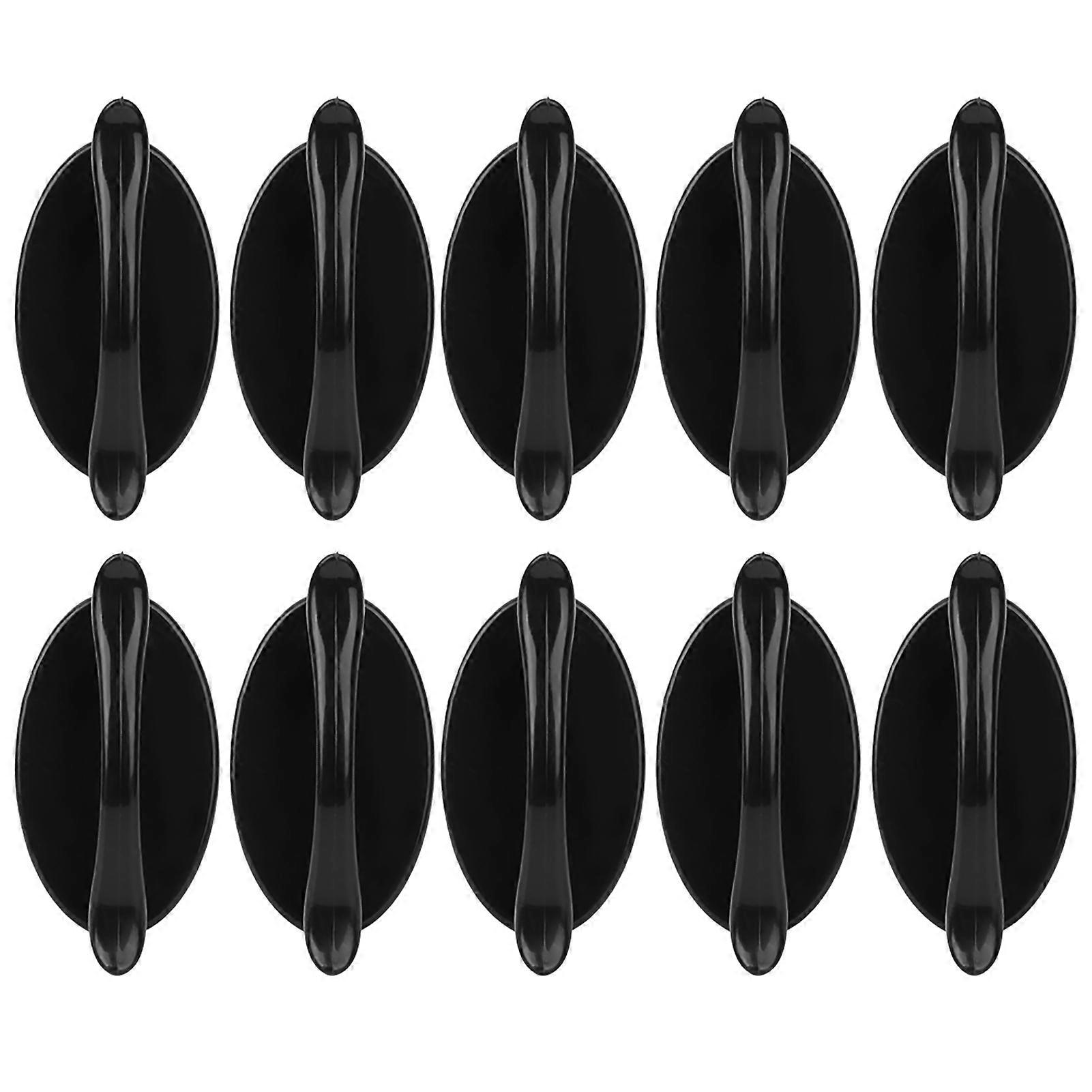 10Pcs Self Stick Drawer Knobs Door Auxiliary Pull Handle for Kitchen Sliding Door Window Wardrobe Cupboard