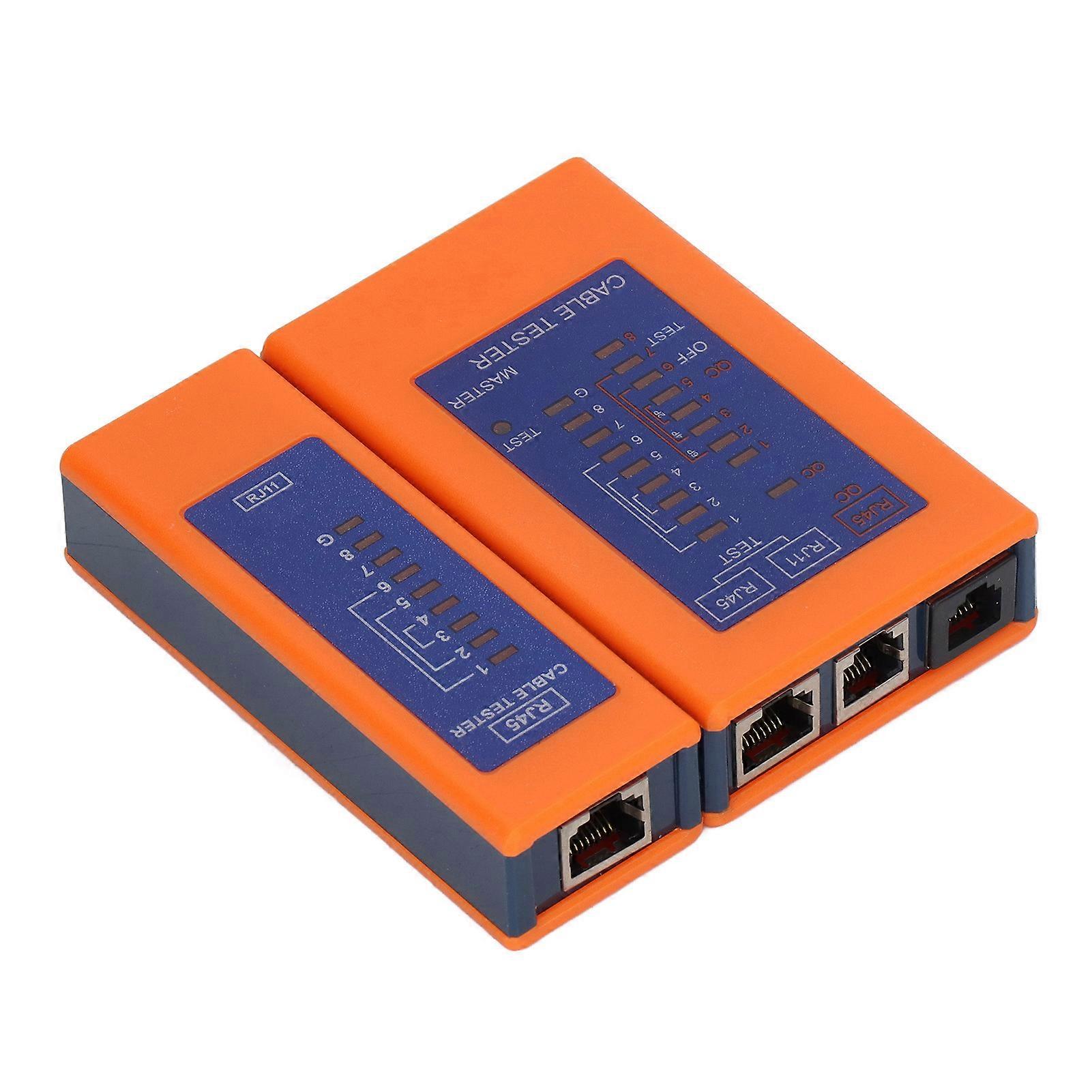 Network Cable Tester Continuity Checking Split Type Multifunctional ABS Cable Mapper for Detection 