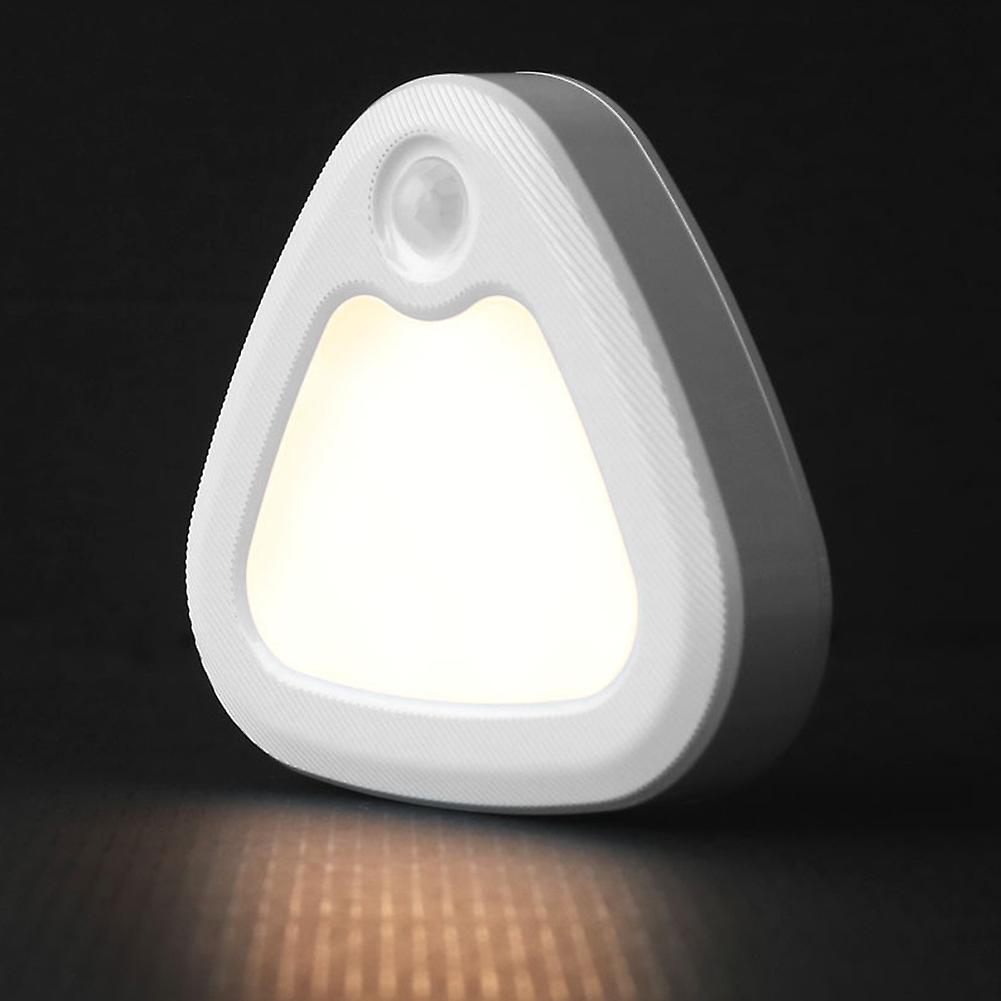 Mini Triangle LED Motion Sensor Night Lights Indoor Bedroom Wardrobe Lights Battery Powered Nightlight