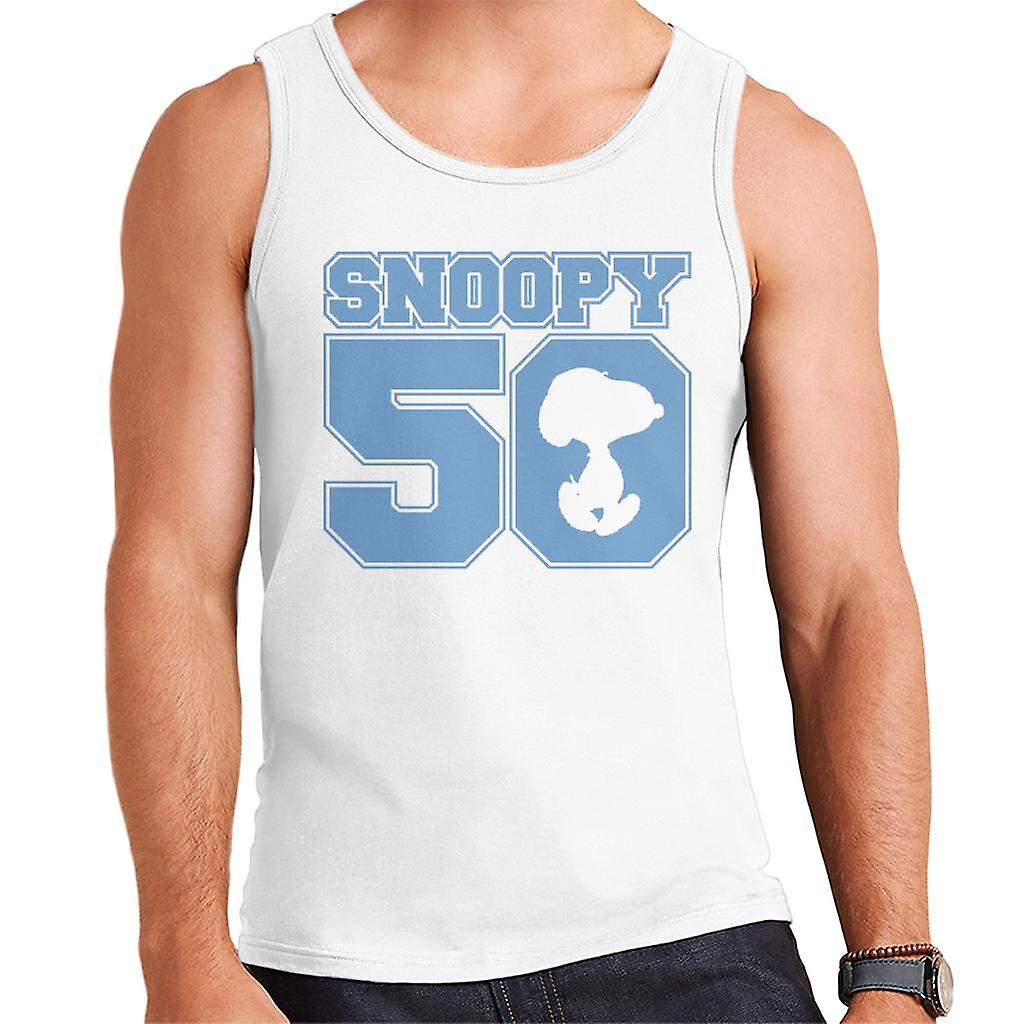 Peanuts Snoopy 50 Text Design Men's Vest