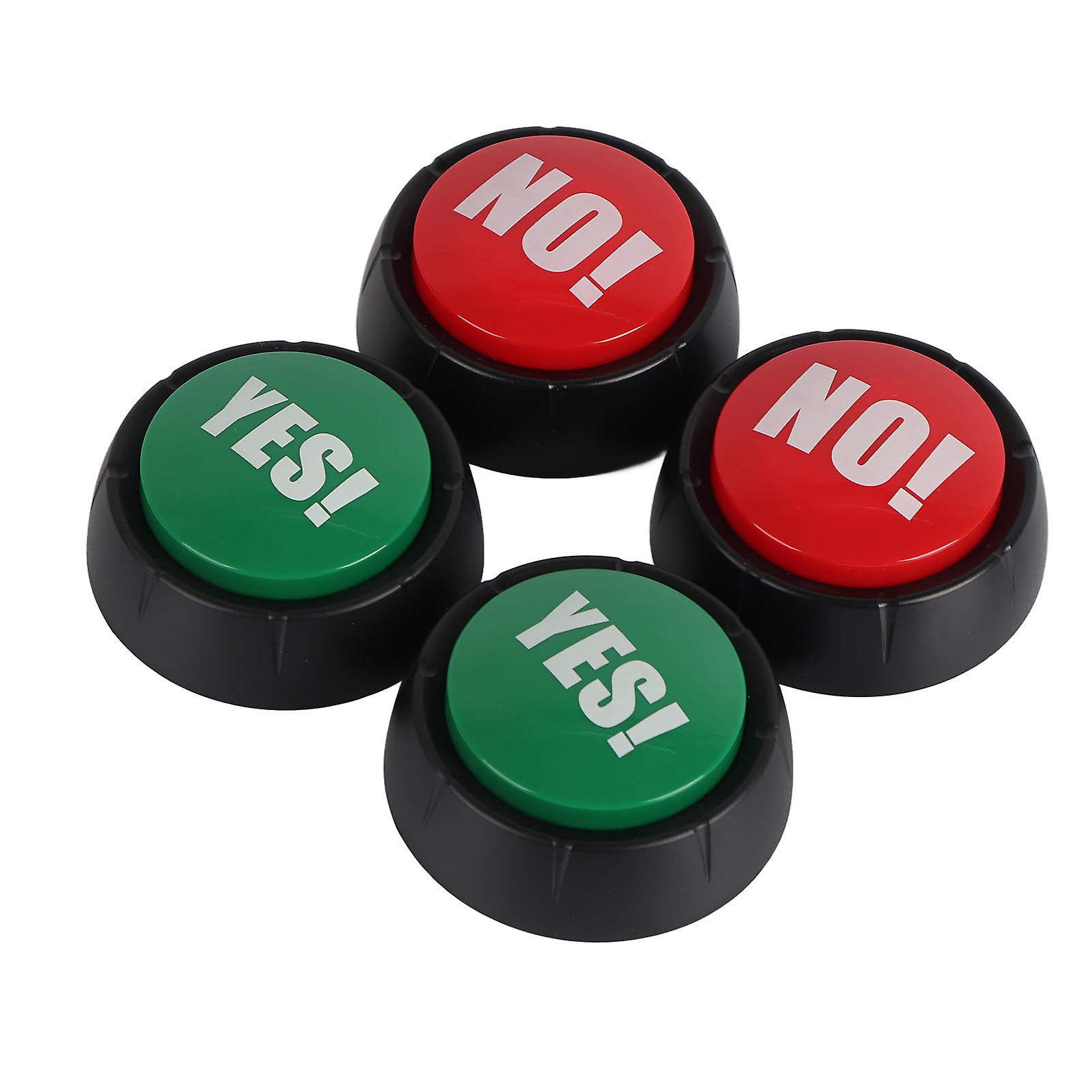 4pcs Dog Communication Button Multifunction Portable Pet Training Buzzer for Cats Dogs Pets