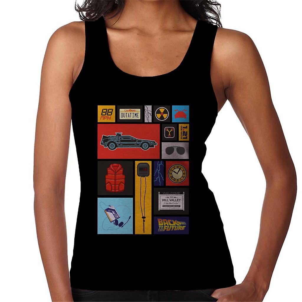 Back to the Future Tile Montage Women's Vest
