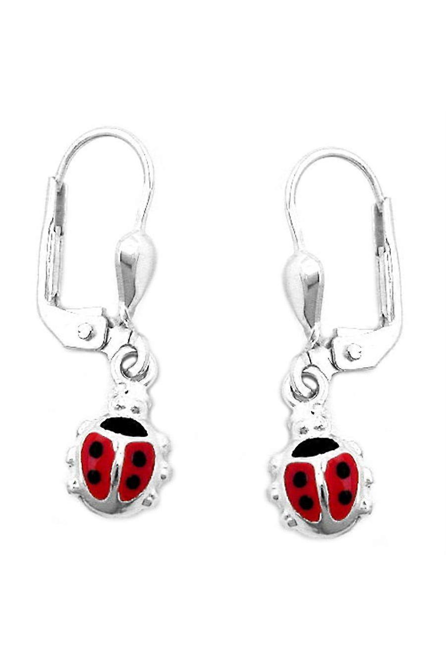 Leverback Earrings Ladybird Silver 925 - Gl92770