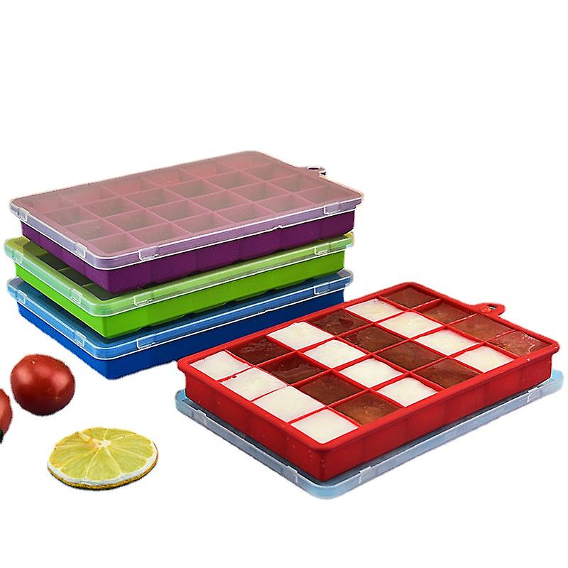 Ice Cube Trays Moids Frozen Storage Containers For Chocolate Cold Drinks Lidded Silicone No857