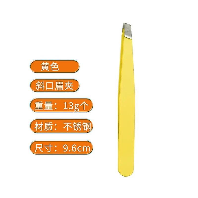 קליפ גבות שחור נירוסטה קליפ מריטה אוניברסלי פינצטה גבות כלי איפור פינצטה ריסים כלי עיניים ~ 18696