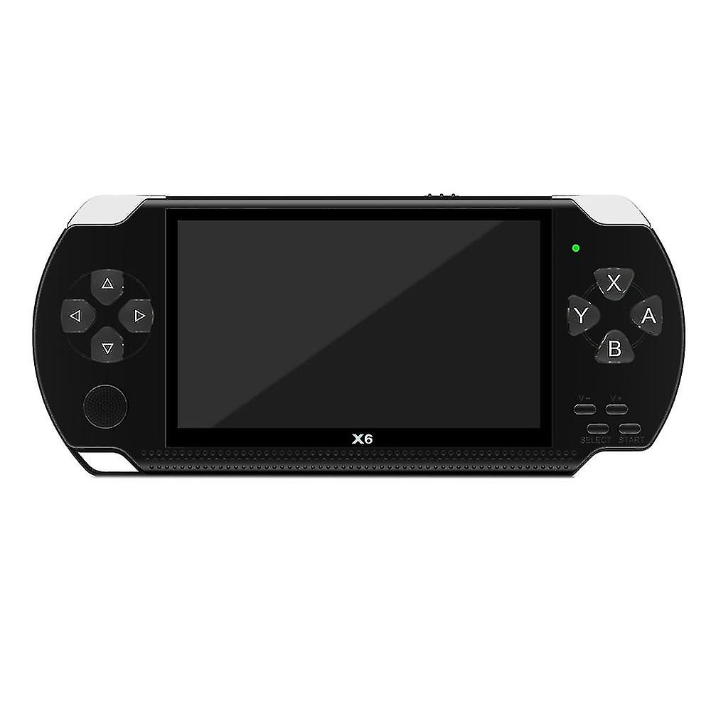 X6 4.3 Inch Handheld Game Console Player 10000 Games 32bit 8gb Support For Psp Game/video/e-book(bl