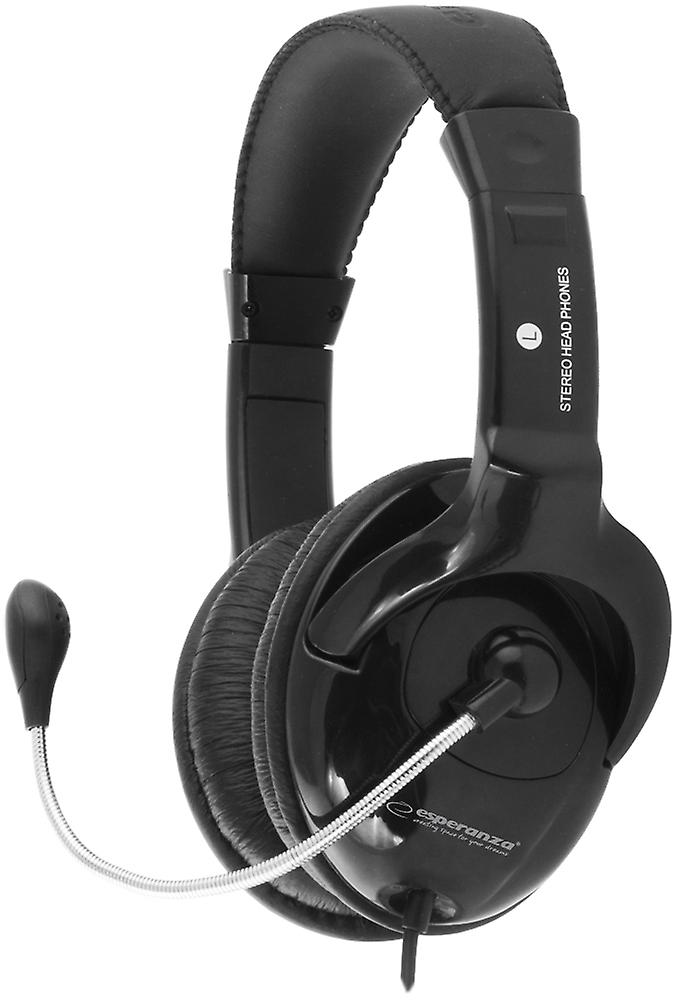 Esperanza stereo headphones with microphone menu