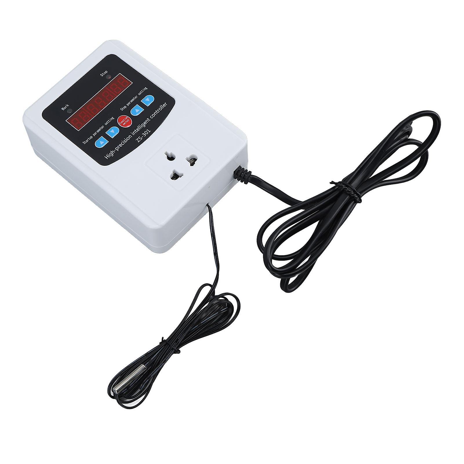 1500W Greenhouse Temperature Controller Digital Air Temperature Controller Thermostat LCD Display 10A UK Plug 220V