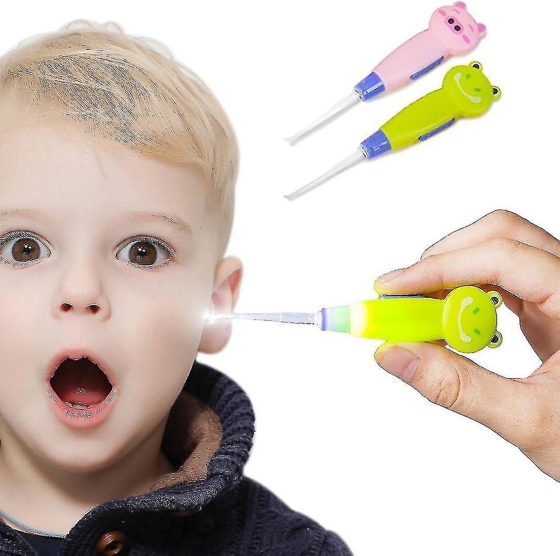 Ear Wax Removal Tool For Kids With Led Light, Remove Ear Wax With Led Light For Easy Access 2pack