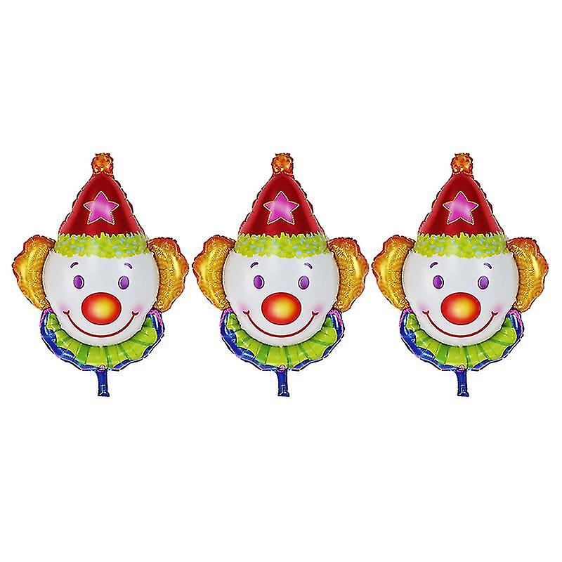 3pcs Clown Balloons For Carnival