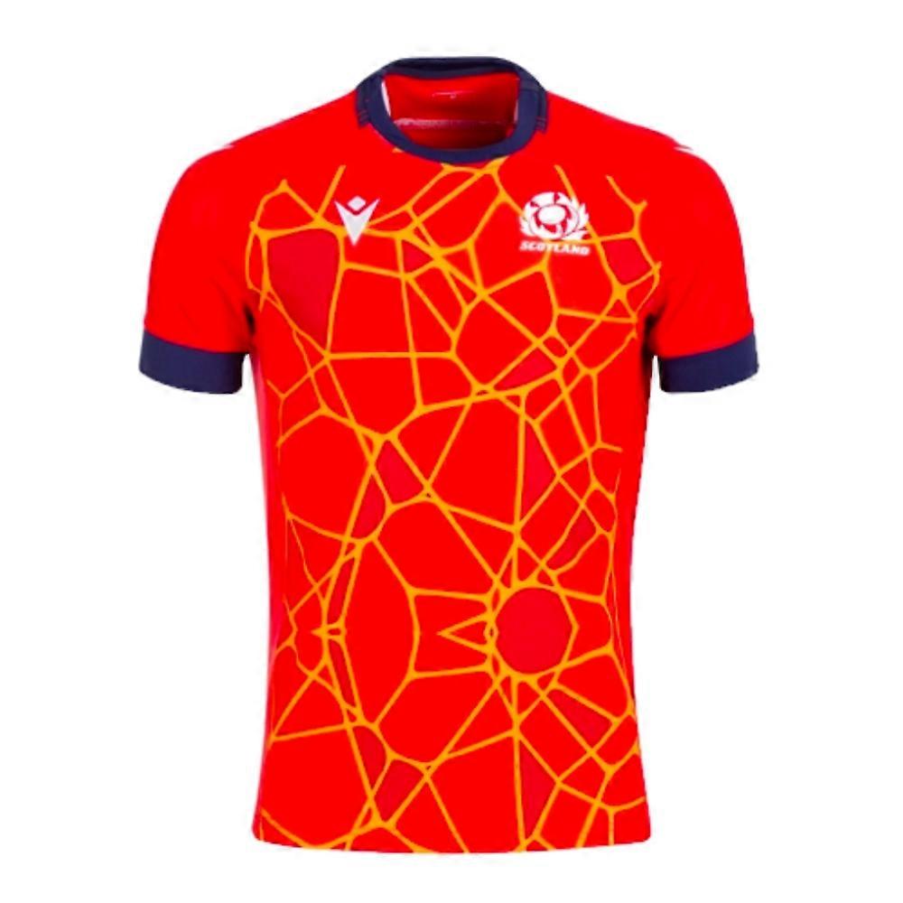 2024-2025 Scotland Rugby Training Jersey (Red)