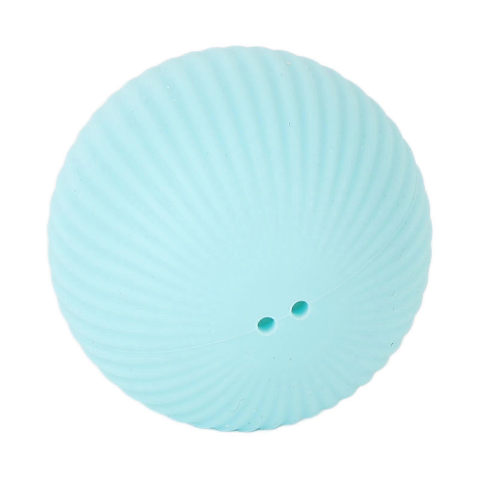 Funny Cat Ball Electric Silicone Automatic Rotating Smart Interactive Cat Toys Ball Blue