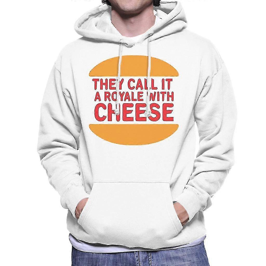 Pulp Fiction Royale com queijo homens de capuz moletom