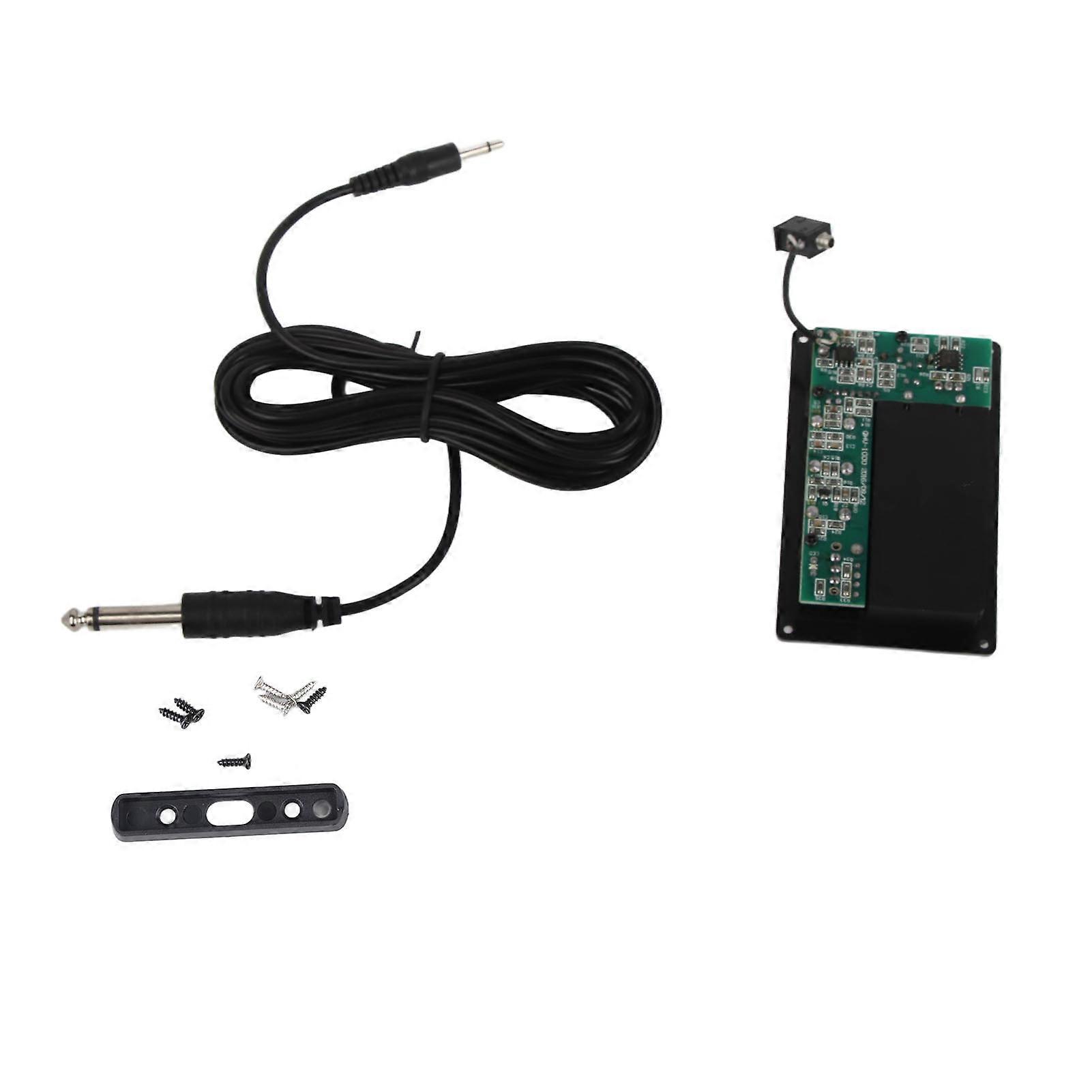 Violin Equalizer Violin Silent EQ Pickup with Cable for Violin Stringed Instrument Parts B60 Pickup