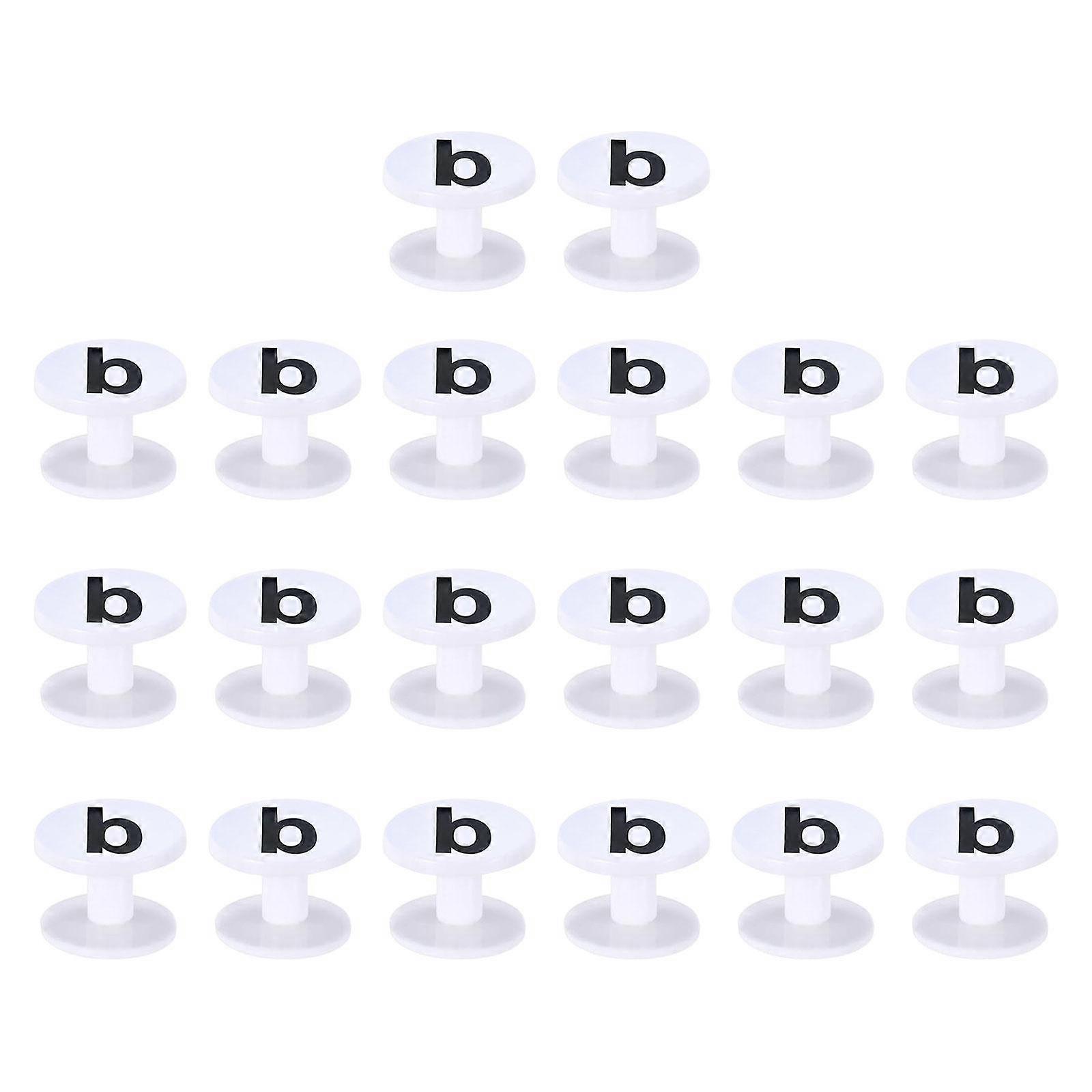 20x Beach Bag Replacement Rivets Rubber Tote Accessories Replacement Buttons With letter