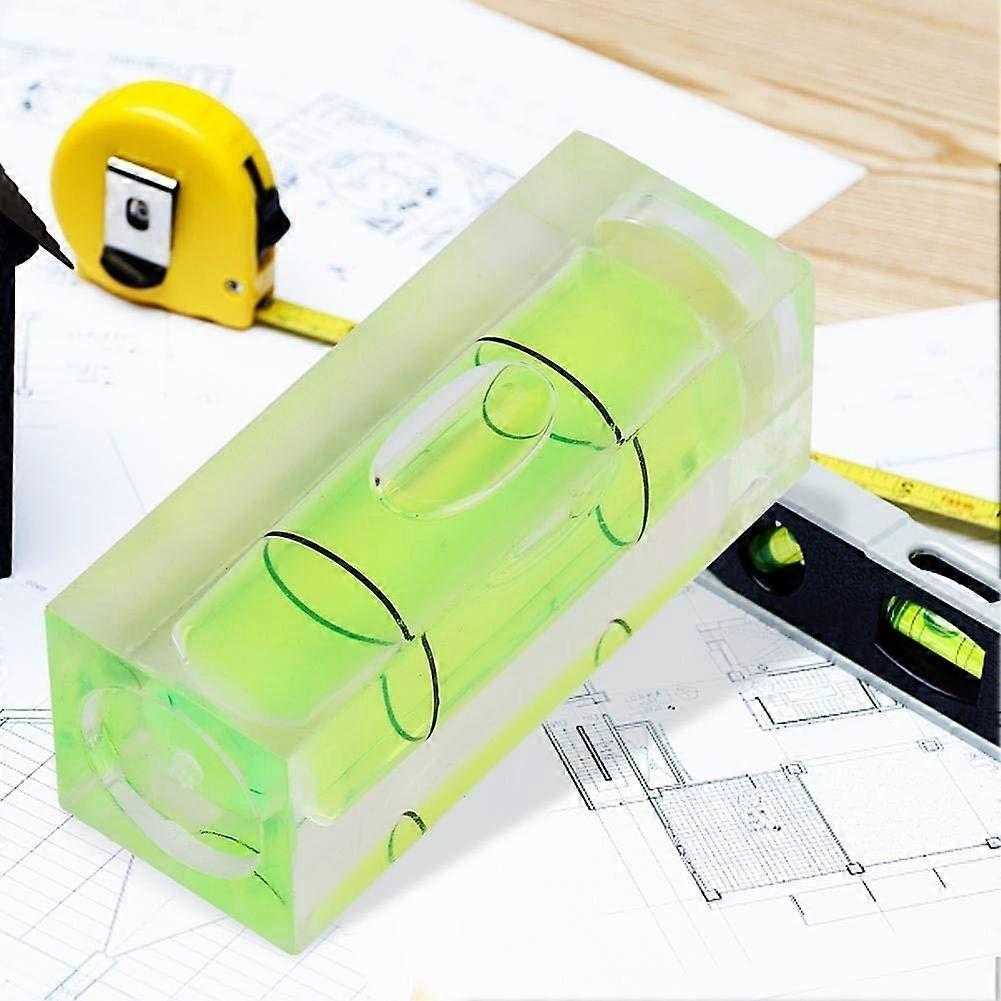 Water Levels 5 pcs Mini Square Spirit Level Quality Bubble Small Level (15*15*40MM)