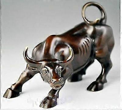 Big Wall Street bronzová socha divokého býka