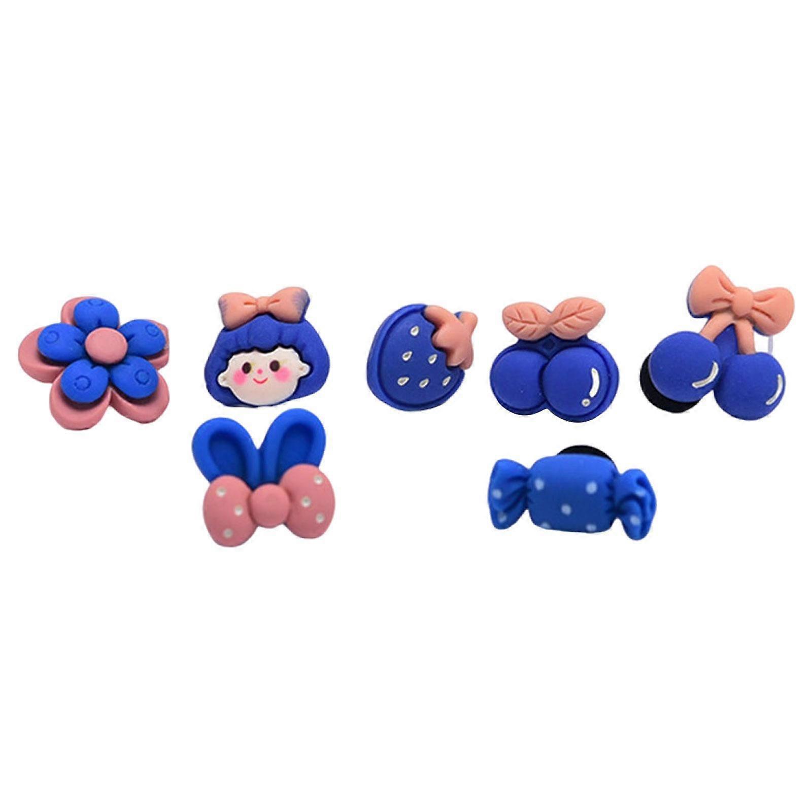 7Pcs Beach Bag Charms Crafting Button DIY Summer Handbag Beach Totes Inserts