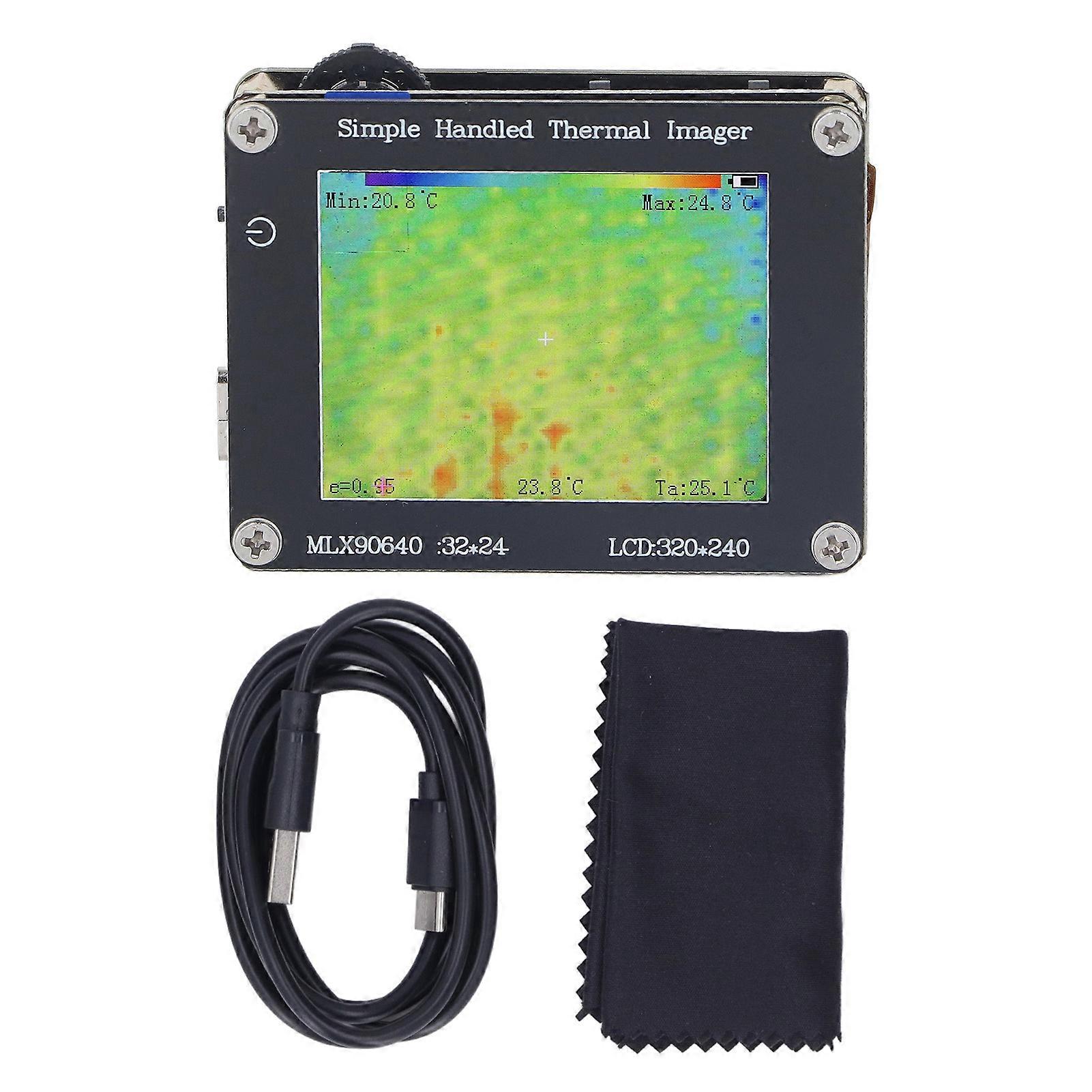Thermal Imager Infrared Camera 2in Screen 40 to 300 Handheld Multifunctional Thermal Imager