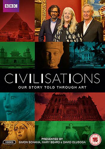 Civilisations DVD (2018) Simon Schama cert 15 3 discs NEW - Region 2
