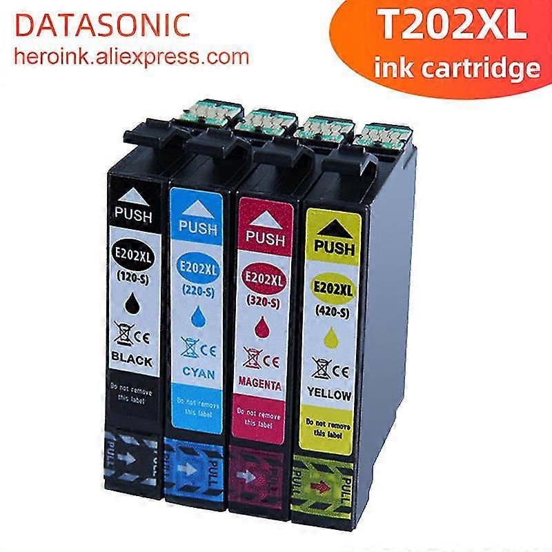 unique 202 202XL Cartridge for Epson Expression XP-5100 WorkForce WF-2860 Printer Ink