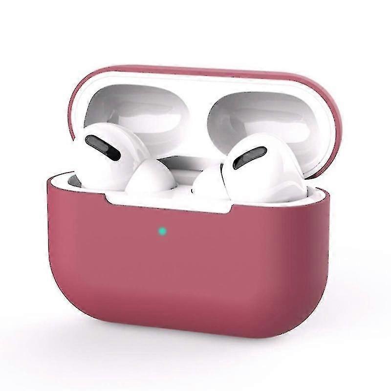 color silicone earphone protective solid case airpods