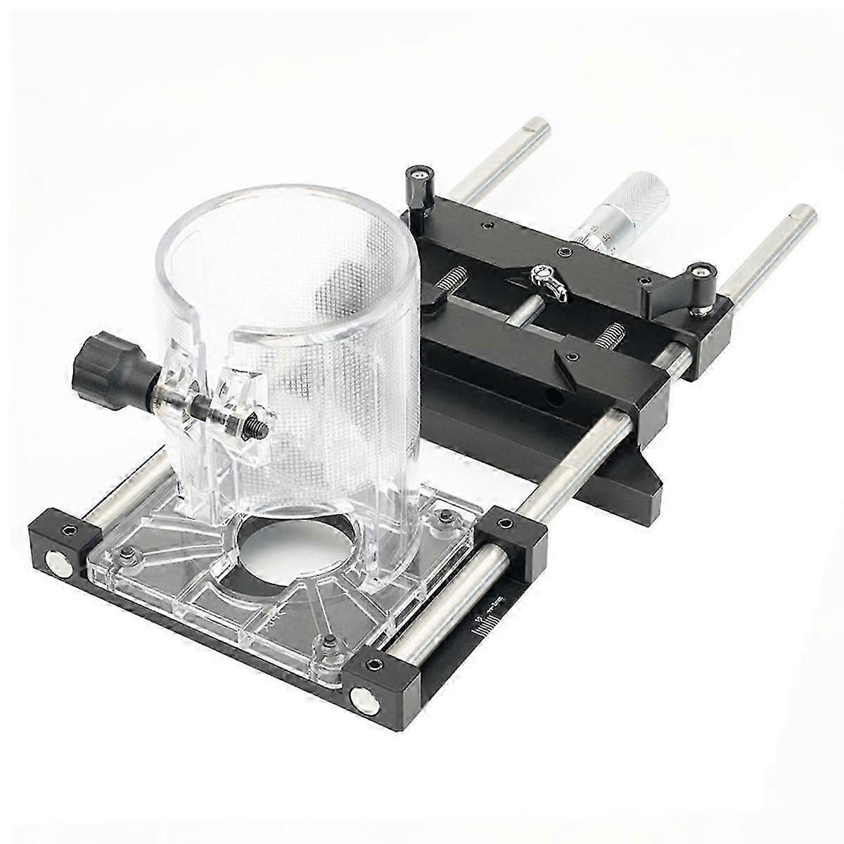 Woodworking Trimming Machine Linear Guide Rail Edge Trimming Guiding Rule Fine-tuning Slot Tools For 65mm Trimmer