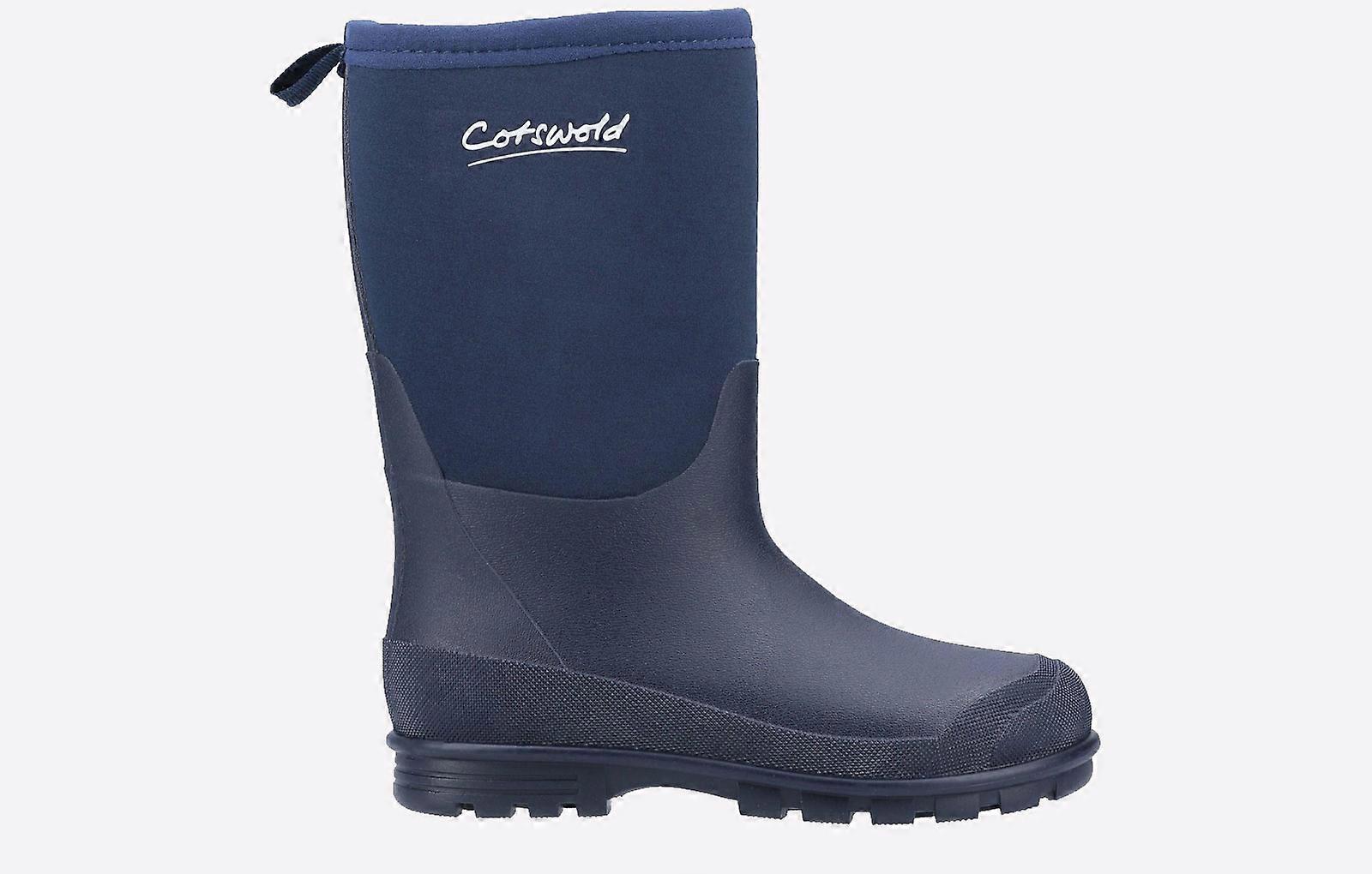 Cotswold Hilly WATERPROOF Neoprene Wellington Junior Blue