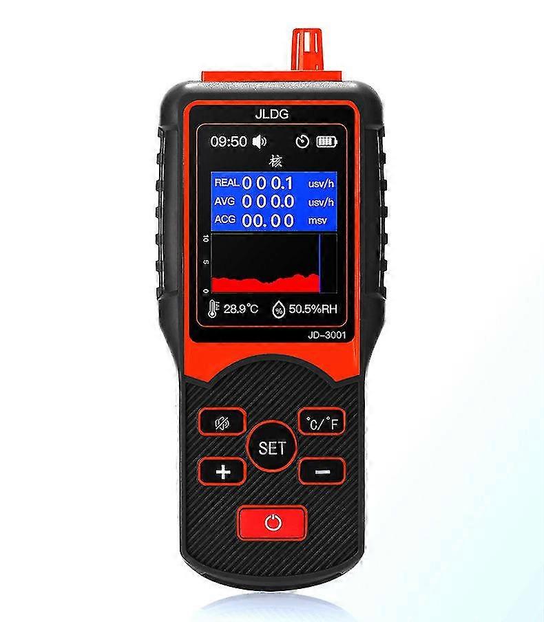 Con certificado de calibración Jd-3001 Geiger Counter Nuclear Radiation Detector Detector de radiación electromagnética