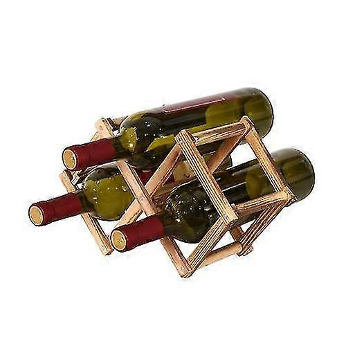 Wood Wine Rack, Stackable Wine Cellar Racks, Stand Holder Display Shelf