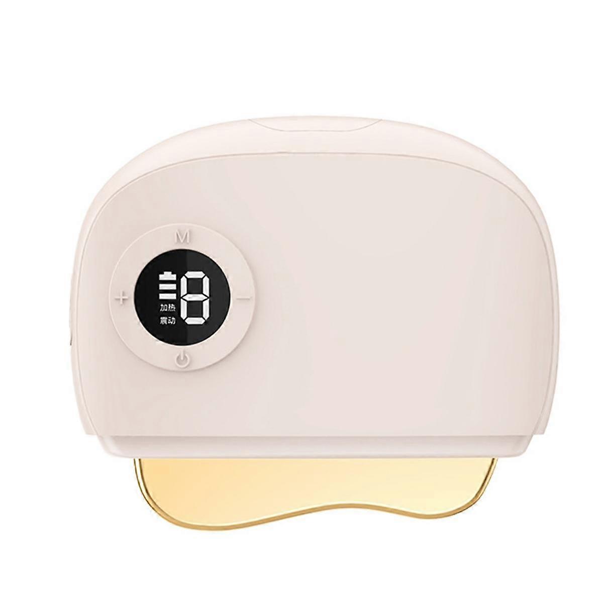 Heated Microcurrent Neck Body Massager Scraping Board Electric Scraping Device Essential Oil Scraping Massager