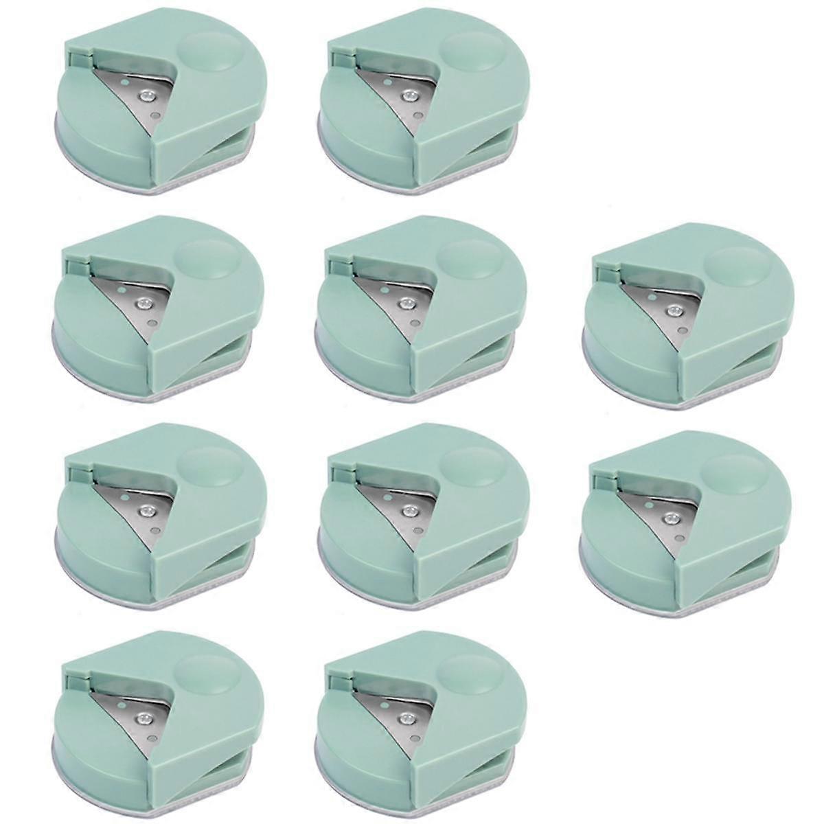 Green Rounding Paper Cutter Angle Cutter Photo Business Card Chamfering Machine Angle Cutter and Rounder
