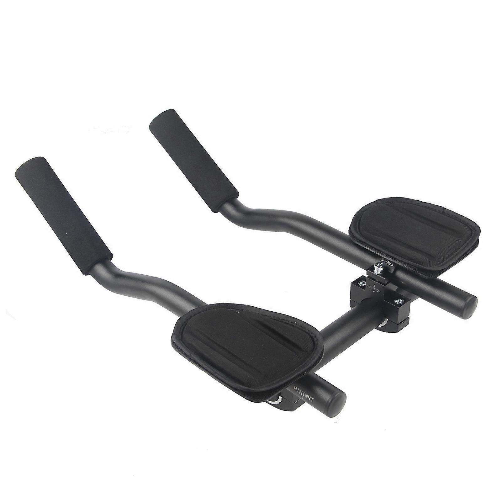 Bike Rest Handlebar High Strength Aluminium Alloy Thick Sponge Arm Cushion Cycling Bicycle Relaxation Handle Handle Bar MTB Road Bike Arm Rest Bar