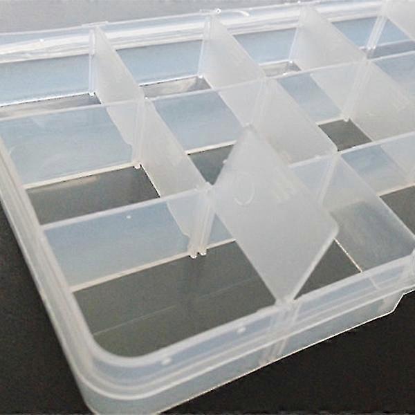 Practical Plastic Compartment Storage Jewelry Beads Box Case Holder Craft Organizer