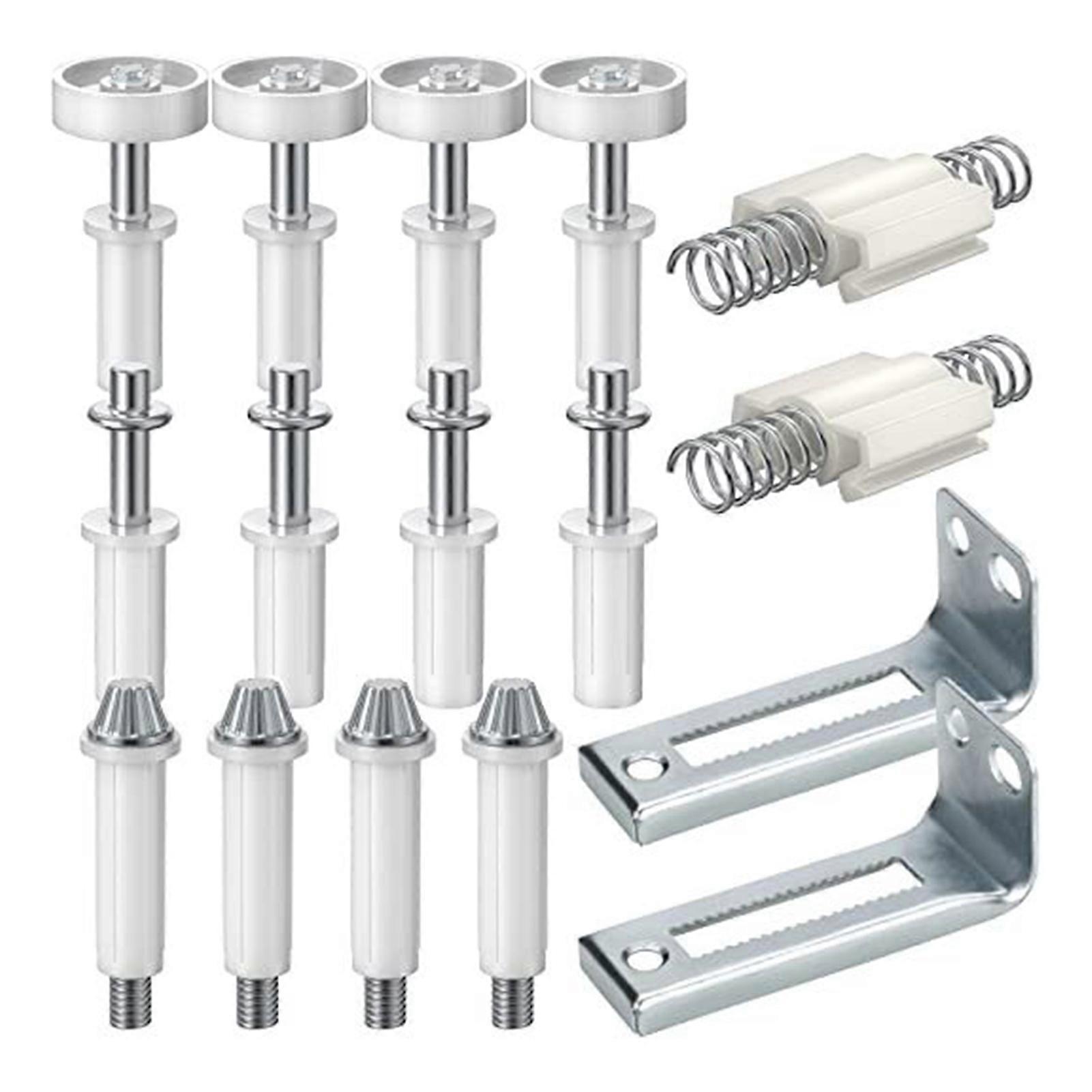 Bi-Fold Doors Hinge Hardware Rust-Proof Metal Doors Repair Set for Sliding Closet Barn Doors