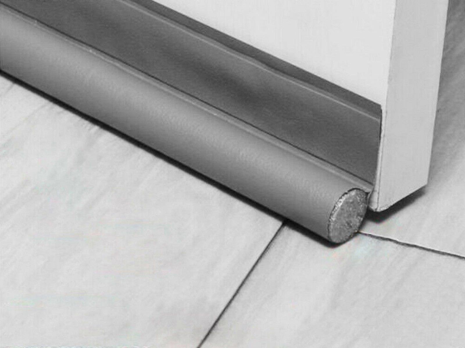 1Pc Door Bottom Sealing Strip Door Draft Stopper Grey