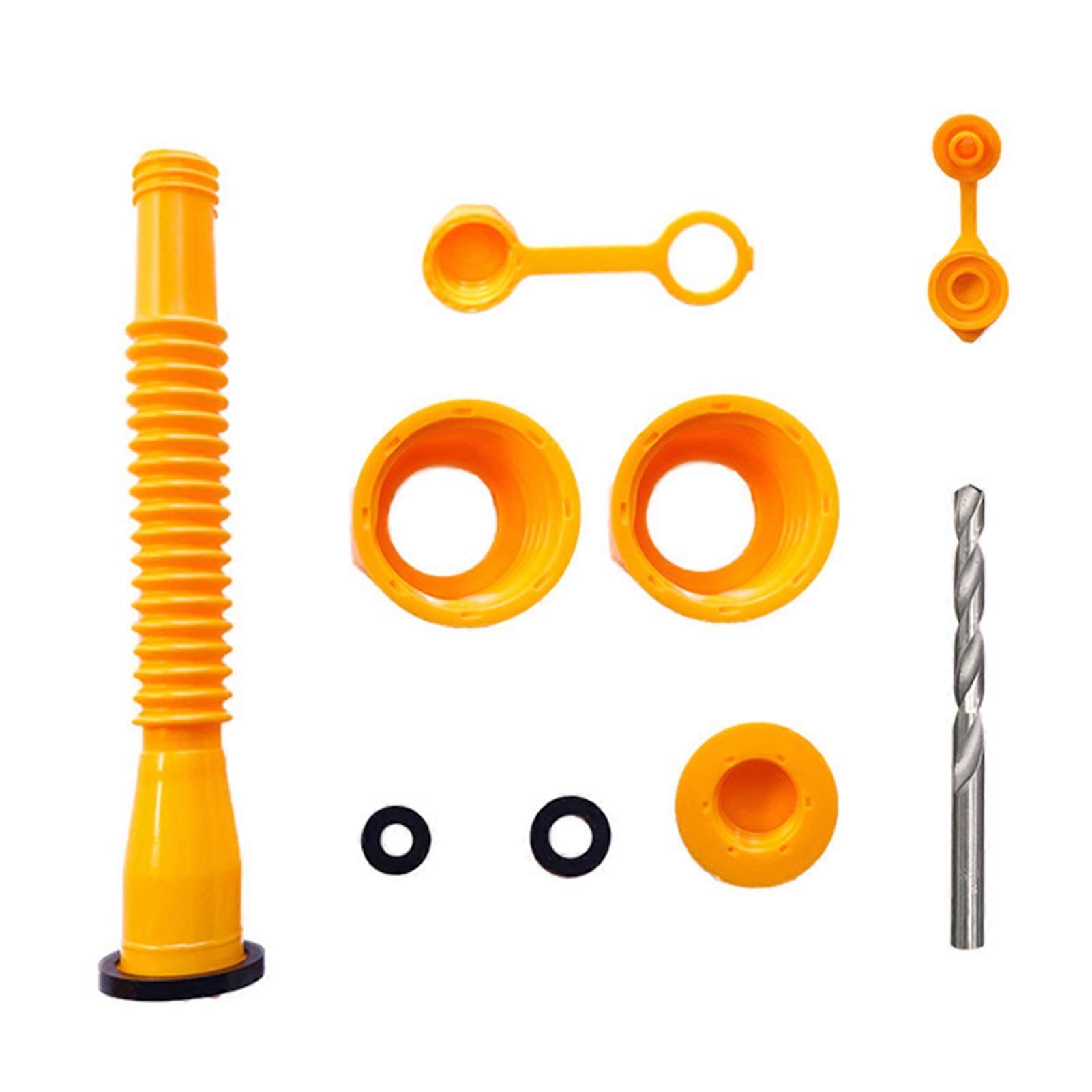 Upgraded Replacement Gas-Can Spout With Flexible Nozzle Easy to Install Ultra Long Pour Spout Nozzle Kit