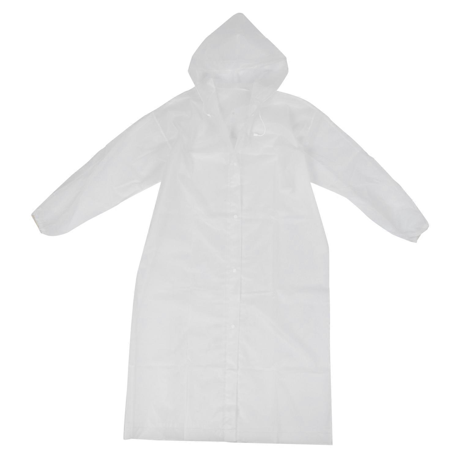 EVA Portable Raincoat,Reusable Rain Poncho with Hoods and Sleeves,Non-,No Plastic Smell,Environment