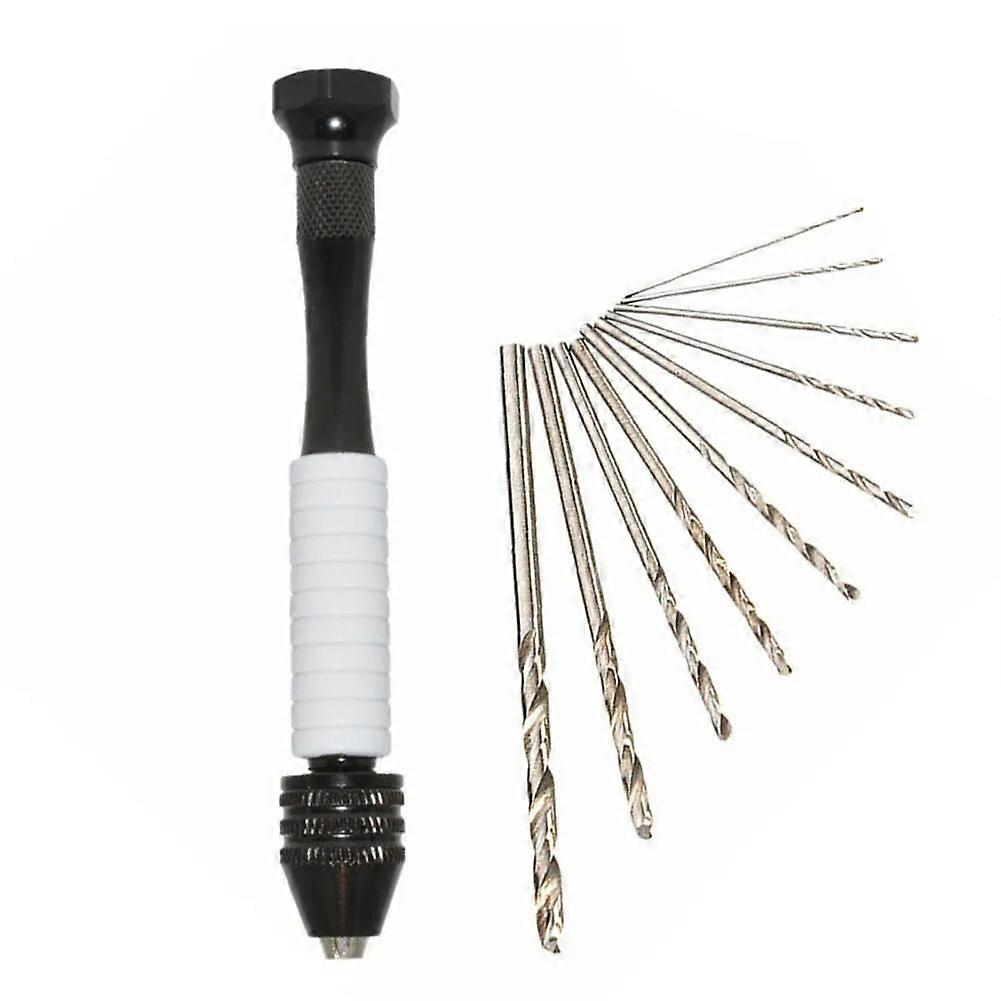 Mini Hand Drill 03-34mm With Keyless Chuck Woodworking Drilling Rotary Tool For Jewelry Making DIY Hand Tool