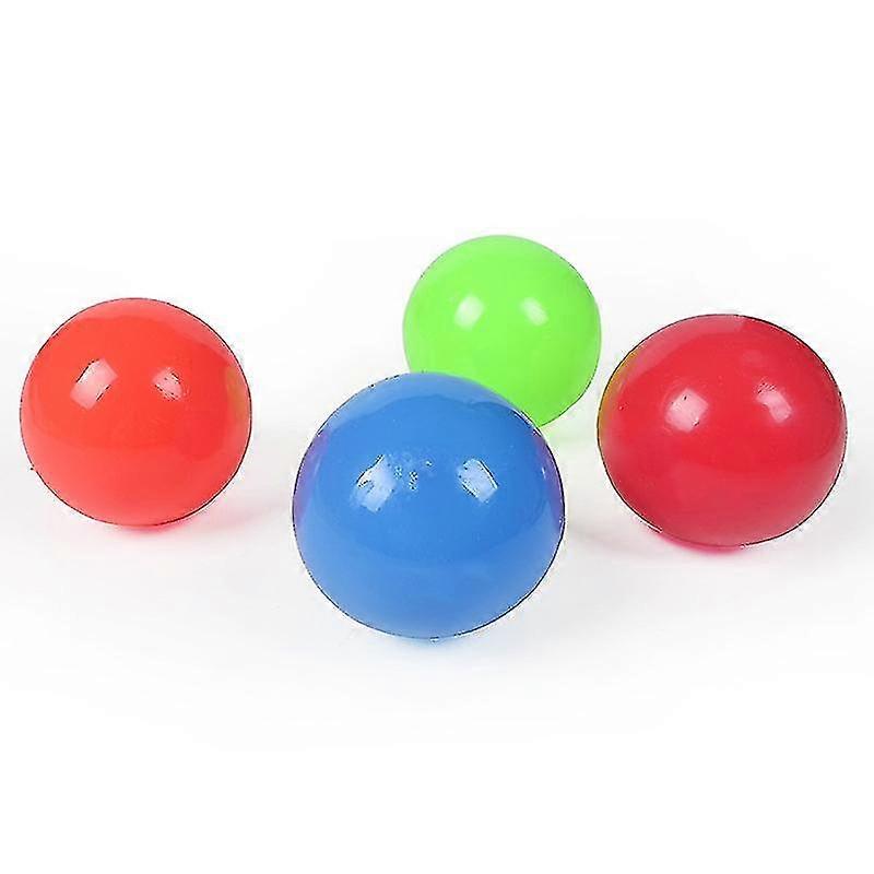 10pcs Ceiling Balls Glow Stress Balls Sticky Balls Stick Random Color