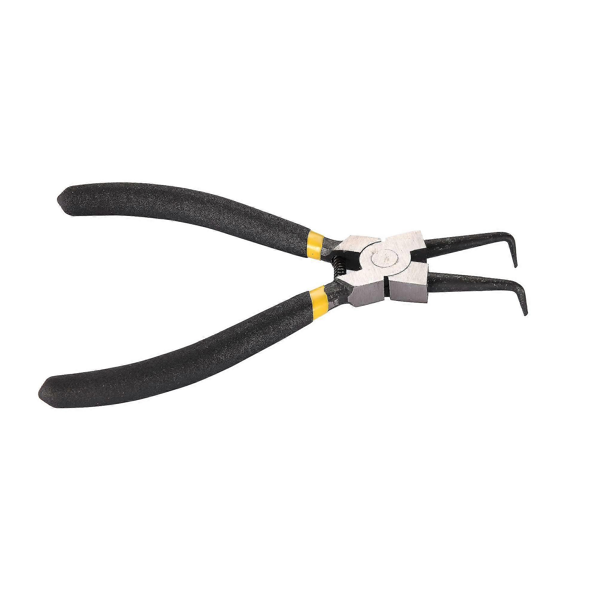 2023 - 90 Degree Point Bend Inner Circlip Pliers Yellow