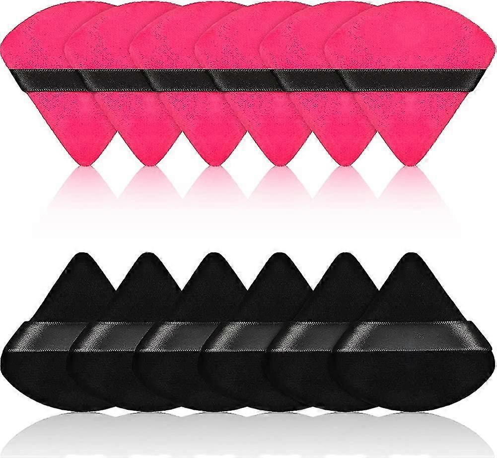 12 Triangle Face Makeup Puff Puff Loose Powder Soft Body Cosmetic Foundation