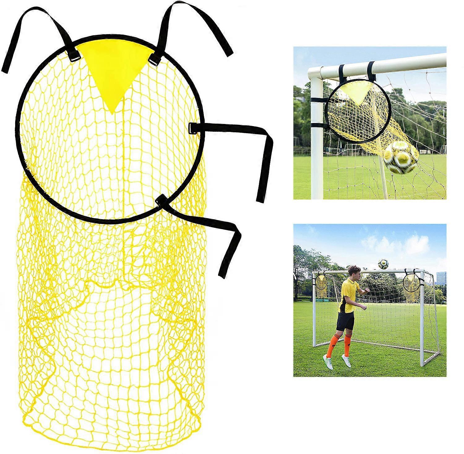 Soccer Training Shooting Net Equipment Training Goal Net Yellow