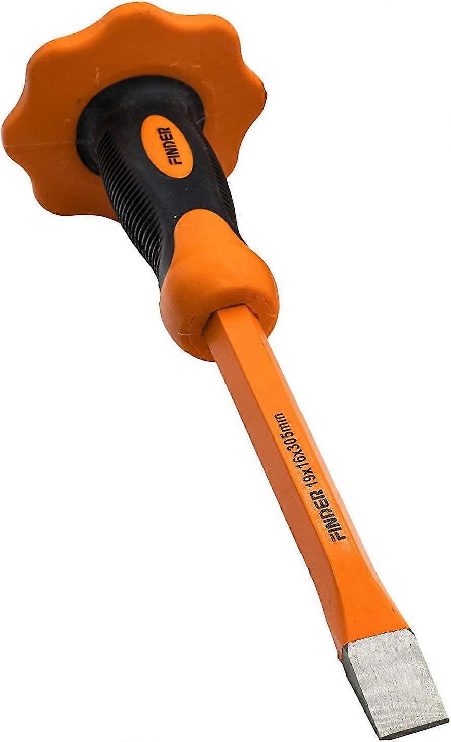 Hand Tools Chisel Masonry Chisel Ice Carving Stone Chisel Two-Tone Glue Handle Point Flat Chisel Stone ChiselChisel with Handle, Heavy Duty Chisels fo